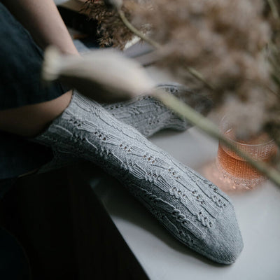 Laine - 52 Weeks of Socks Grey Socks | Yarn Worx