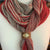 Birdie Parker Designs - Sierra Leather Shawl Cuff - Knit with leather cuff and metal medallion | Yarn Worx