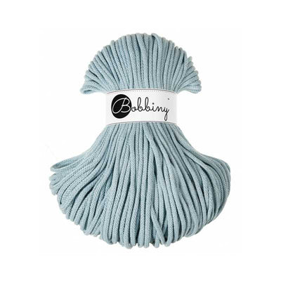Bobbiny Braided Cotton Cord - Premium 5mm - Misty | Yarn Worx