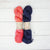 Budis Scarf Kit - LD Knits - Emma's Yarn Spectacular DK - With Pattern - Cally Girl & Navy Blazer | Yarn Worx