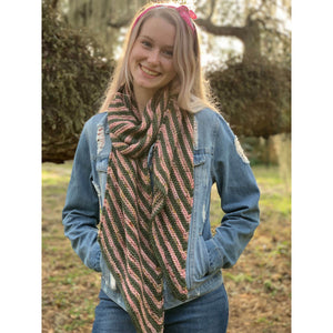 Budis Scarf Kit - LD Knits - Emma's Yarn Spectacular DK - With Pattern | Yarn Worx