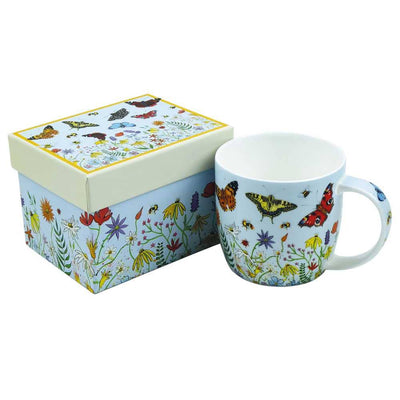 Emma Ball - Butterflies Bone China Mug with Gift Box | Yarn Worx