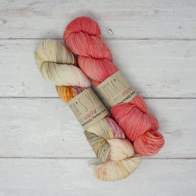 Hug Shot Shawl Kit - Casapinka NEW Pattern - Emma's Yarn Practically Perfect Sock Bohemian Market & Briar Rose | Yarn Worx