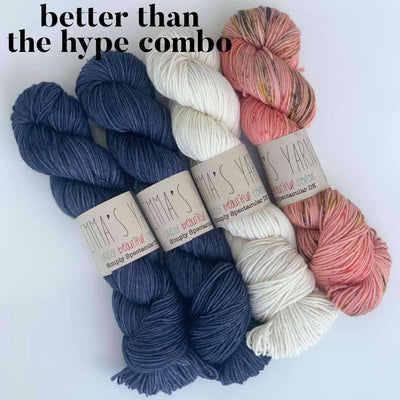 Noncho by Casapinka - Emma's Yarn Simply Spectacular DK in better than the hype combo  | Yarn Worx
