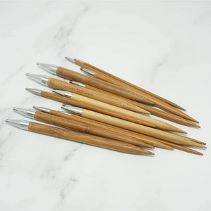ChiaoGoo - SPIN Bamboo Interchangeable Needle Tips - 5 inch / 13cm | Yarn Worx