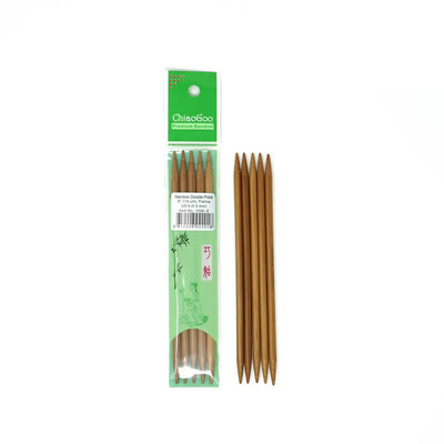 ChiaoGoo - Bamboo DPN's - 6 inch / 15cm | Yarn Worx