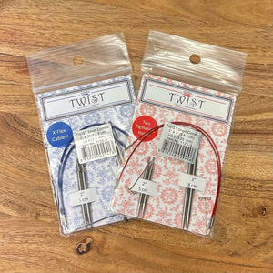 ChiaoGoo - Twist Interchangeable Tip Short Combo Set - 2" & 3" (5cm & 8cm) | Yarn Worx