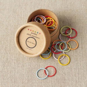 Cocoknits - Jumbo Coloured Ring Stitch Markers | Yarn Worx