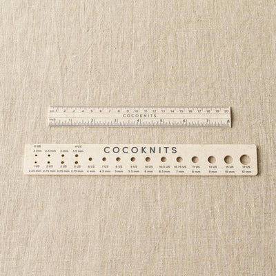 Cocoknits - Ruler & Gauge Set | Yarn Worx