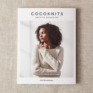 Cocoknits - Sweater Workshop Book showing front cover | Yarn Worx