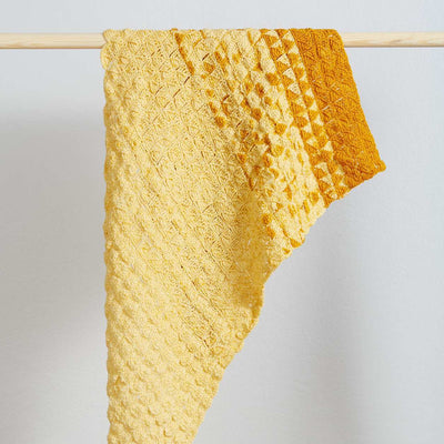 Dalga Shawl Kit by Nina Holubcova - Urth 16 Fingering Weight Yarn | Yarn Worx