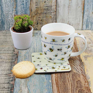 Emma Ball - Bees Bone China Mug with Gift Box | Yarn Worx