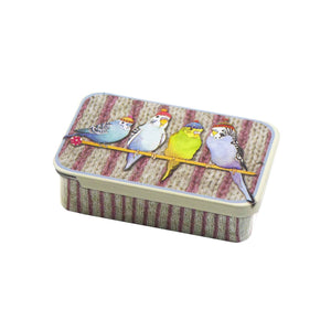 Emma Ball - Budgies in Beanies Mini Notions Tin | Yarn Worx