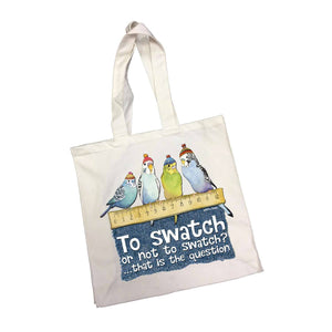Emma Ball - To Swatch or Not to Swatch - Cotton Canvas Bag | Yarn Worx