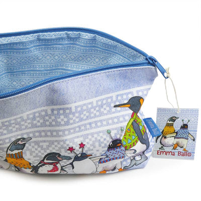 Emma Ball - Penguins in Pullovers Zipped Pouch | Yarn Worx
