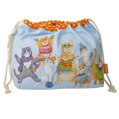 Emma Ball - Kittens in Mittens Drawstring Bag | Yarn Worx