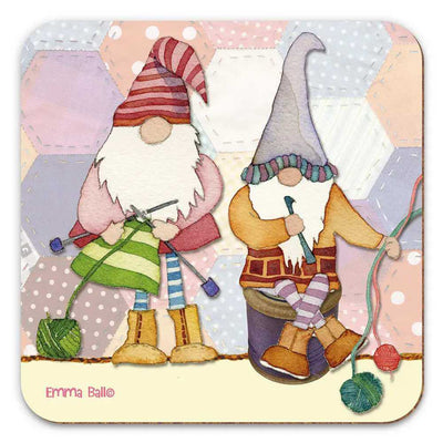 Emma Ball - Knitting Gnome Single Coaster | Yarn Worx