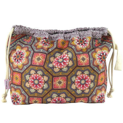 Emma Ball / Janie Crow - Persian Tiles Drawstring Bag | Yarn Worx