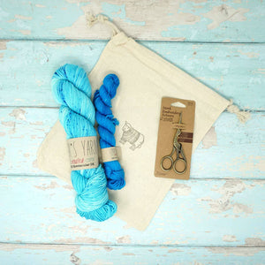 Soft Yarn Wool - Blue - 100g, Sewing & Textiles