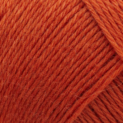 Filcolana - Arwetta - 50g shown in colour 198 Tangerine | Yarn Worx