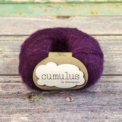 Fyberspates - Cumulus - 25g - Aubergine | Yarn Worx