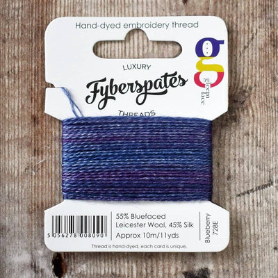 Fyberspates Gleem Embroidery Thread - Blueberry 728E | Yarn Worx