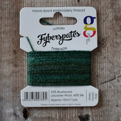 Fyberspates Gleem Embroidery Thread - Deep Forest 705E | Yarn Worx