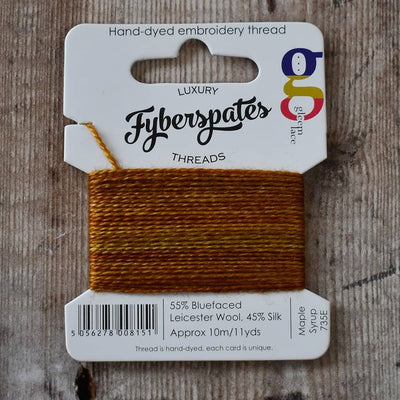 Fyberspates Gleem Embroidery Thread - Maple Syrup 735E | Yarn Worx