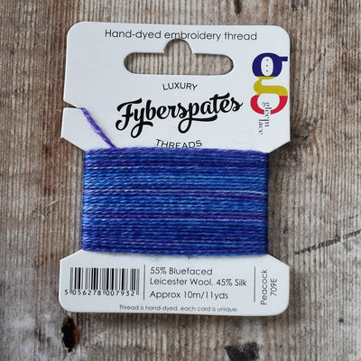 Fyberspates Gleem Embroidery Thread - Peacock 709E | Yarn Worx