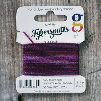 Fyberspates Gleem Embroidery Thread - Plum Imps 718E | Yarn Worx