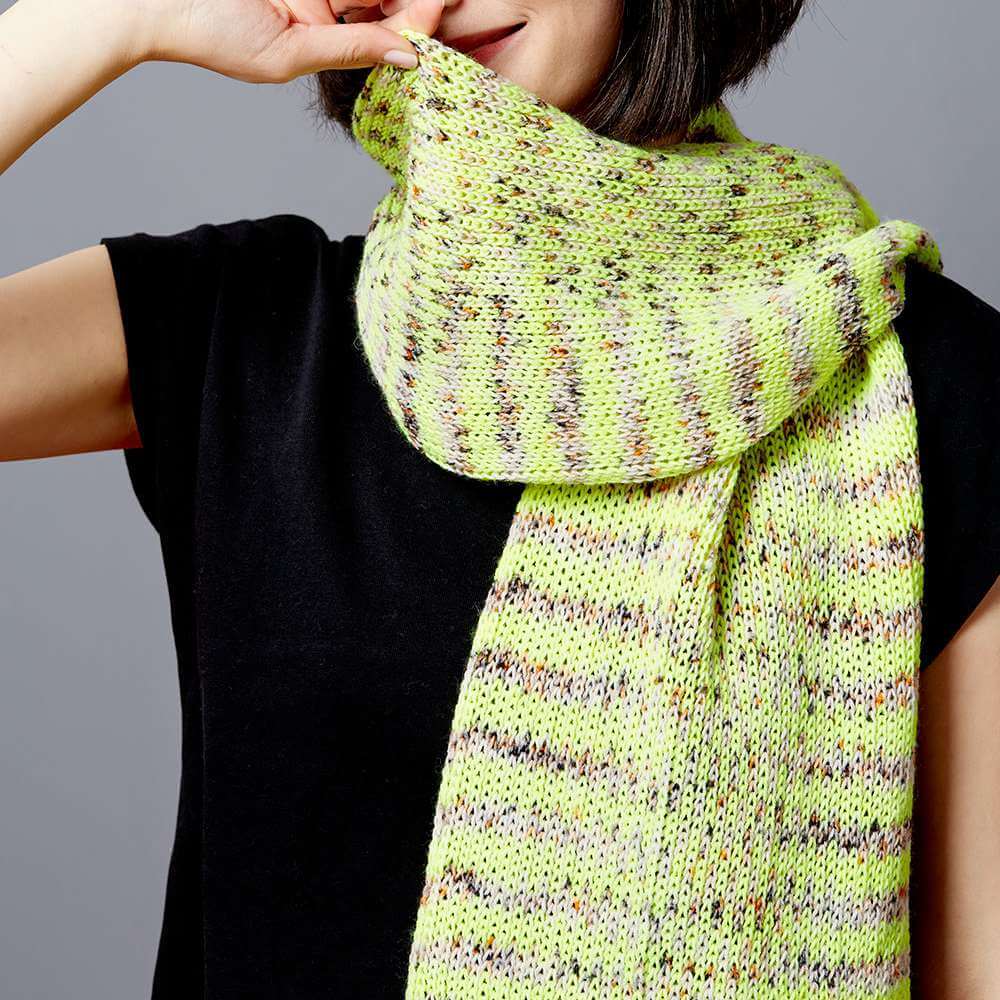 Gusto Wool Flicker Scarf Pattern - Digital Download - Yarn Worx