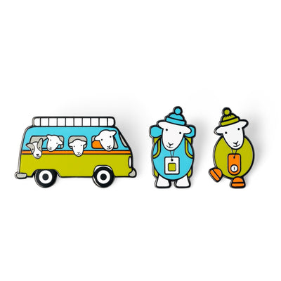 Herdy Adventures Pin Badge Set | Yarn Worx