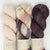 Bobblegum Shawl - Lisa's Attik - Emma's Yarn Super Silky with Pattern - Himalayan Salt, Road Less Travelled and Twilight | Yarn Worx