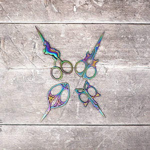HiyaHiya Rainbow Scissors - Leaves | Yarn Worx