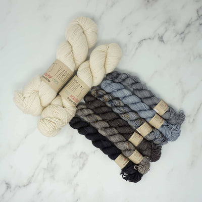 Ice Cream Social Kits - Emma's Yarn Super Silky - After Dark Kit | Yarn Worx