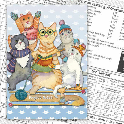 Emma Ball - Kittens in Mittens Project Note Book - Front Cover | Yarn Worx