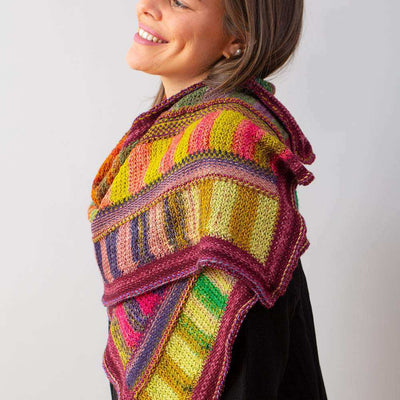 Urth Yarns Kilim Shawl Pattern - Digital Download | Yarn Worx