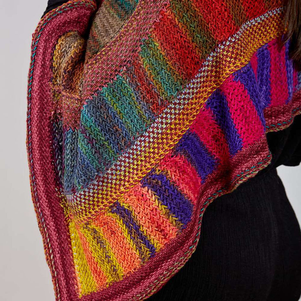 Stretch Wool Shawl, Kilim #2