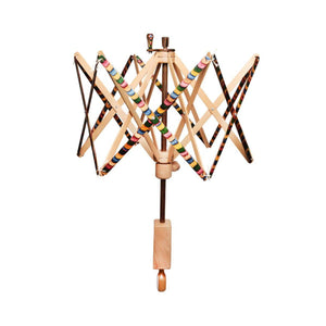 KnitPro Umbrella Yarn Swift / Skein Winder - Symfonie Wood Finish | Yarn Worx