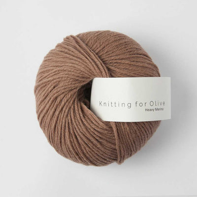 Knitting for Olive - Heavy Merino - 50g Brown Nougat | Yarn Worx