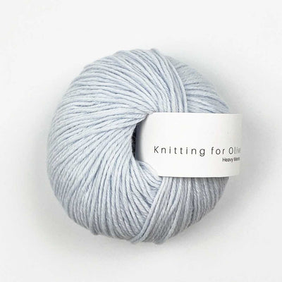 Knitting for Olive - Heavy Merino - 50g Ice Blue | Yarn Worx