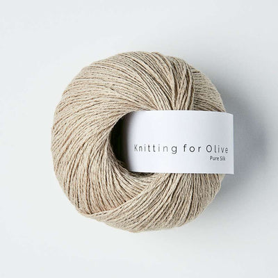 Knitting for Olive - Pure Silk - 50g - Powder  | Yarn Worx