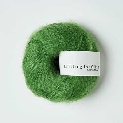 Knitting for Olive - Soft Silk Mohair - 25g - Clover Green | Yarn Worx