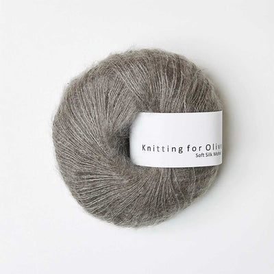 Knitting for Olive - Soft Silk Mohair - 25g - Dusty Moose | Yarn Worx