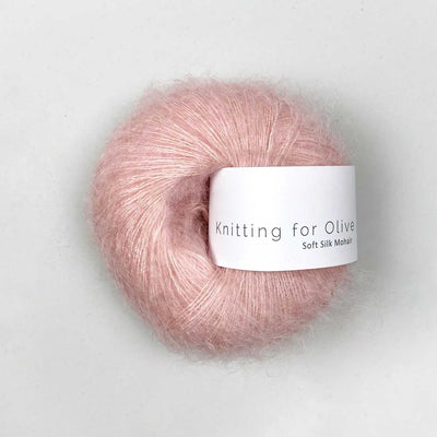 Knitting for Olive - Soft Silk Mohair - 25g - Poppy Rose | Yarn Worx