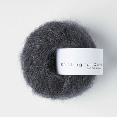 Knitting for Olive - Soft Silk Mohair - 25g - Slate Gray | Yarn Worx
