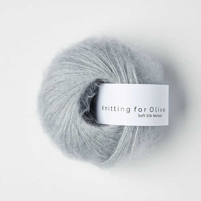 Knitting for Olive - Soft Silk Mohair - 25g - Soft Blue | Yarn Worx
