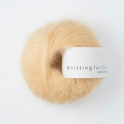 Knitting for Olive - Soft Silk Mohair - 25g - Soft Peach | Yarn Worx