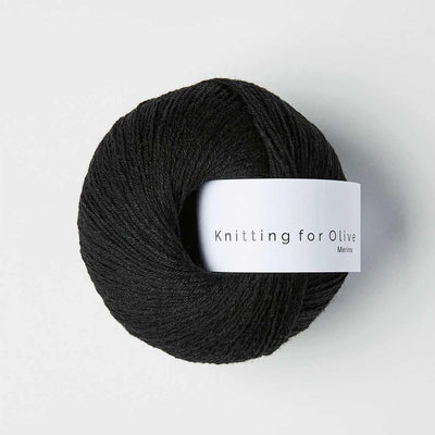 Knitting for Olive - Merino - 50g - Licorice | Yarn Worx