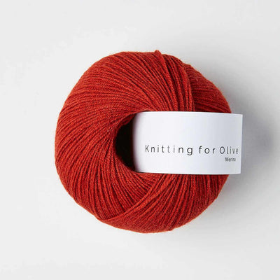 Knitting for Olive - Merino - 50g - Pomegranate | Yarn Worx